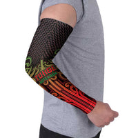 Custom Aotearoa Tuhoe Arm Sleeves Maori Tribal Pattern Mix Poutama LT05 - Polynesian Pride