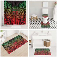 Custom Aotearoa Tuhoe Bathroom Set Maori Tribal Pattern Mix Poutama LT05 - Polynesian Pride