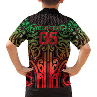 Custom Aotearoa Tuhoe Hawaiian Shirt Maori Tribal Pattern Mix Poutama LT05 - Polynesian Pride