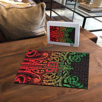 Custom Aotearoa Tuhoe Puzzle Maori Tribal Pattern Mix Poutama LT05 - Polynesian Pride