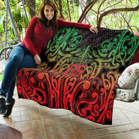Custom Aotearoa Tuhoe Quilt Maori Tribal Pattern Mix Poutama LT05 - Polynesian Pride