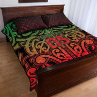 Custom Aotearoa Tuhoe Quilt Bed Set Maori Tribal Pattern Mix Poutama LT05 - Polynesian Pride
