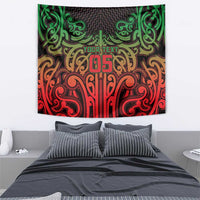 Custom Aotearoa Tuhoe Tapestry Maori Tribal Pattern Mix Poutama LT05 - Polynesian Pride