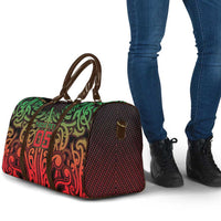 Custom Aotearoa Tuhoe Travel Bag Maori Tribal Pattern Mix Poutama LT05 - Polynesian Pride