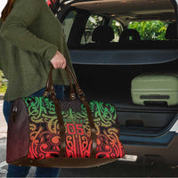 Custom Aotearoa Tuhoe Travel Bag Maori Tribal Pattern Mix Poutama LT05 - Polynesian Pride