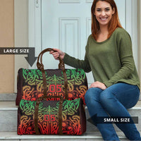 Custom Aotearoa Tuhoe Travel Bag Maori Tribal Pattern Mix Poutama LT05 - Polynesian Pride