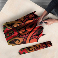 Custom Aotearoa Tuhoe Umbrella Maori Tribal Pattern Mix Poutama LT05 - Polynesian Pride
