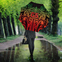 Custom Aotearoa Tuhoe Umbrella Maori Tribal Pattern Mix Poutama LT05 - Polynesian Pride