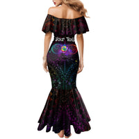 I See Your True Colors Personalised Mermaid Dress Autism Awareness LT05 - Polynesian Pride