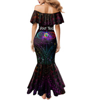 I See Your True Colors Personalised Mermaid Dress Autism Awareness LT05 - Polynesian Pride