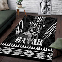 Hawaii Happy King Kamehameha Day Area Rug Kakau Pattern