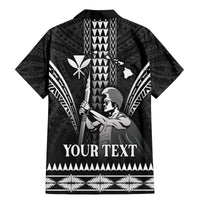 Personalised Hawaii Happy King Kamehameha Day Family Matching Mermaid Dress and Hawaiian Shirt Kakau Pattern