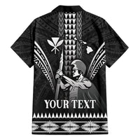 Personalised Hawaii Happy King Kamehameha Day Hawaiian Shirt Kakau Pattern LT05 - Polynesian Pride