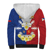 Personalised Philippines Independence Day Sherpa Hoodie Maligayang Araw ng Kalayaan Filipino Carabao