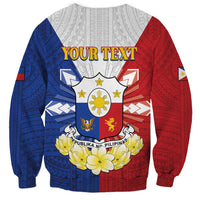 Personalised Philippines Independence Day Sweatshirt Maligayang Araw ng Kalayaan Filipino Carabao