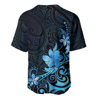 Matariki New Zealand Baseball Jersey Maori Pattern Blue Galaxy