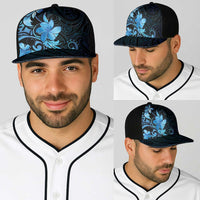 Matariki New Zealand Baseball Net Cap Maori Pattern Blue Galaxy LT05 - Polynesian Pride