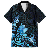 Matariki New Zealand Hawaiian Shirt Maori Pattern Blue Galaxy LT05 Blue - Polynesian Pride