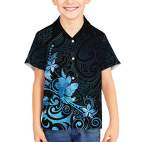 Matariki New Zealand Hawaiian Shirt Maori Pattern Blue Galaxy LT05 - Polynesian Pride