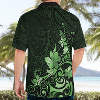Matariki New Zealand Hawaiian Shirt Maori Pattern Green Galaxy LT05 - Polynesian Pride