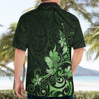 Matariki New Zealand Hawaiian Shirt Maori Pattern Green Galaxy LT05 - Polynesian Pride