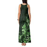 Matariki New Zealand Tank Maxi Dress Maori Pattern Green Galaxy LT05 - Polynesian Pride