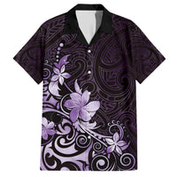 Matariki New Zealand Hawaiian Shirt Maori Pattern Purple Galaxy LT05 Purple - Polynesian Pride
