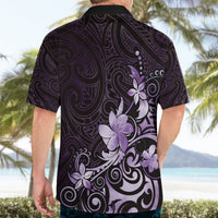 Matariki New Zealand Hawaiian Shirt Maori Pattern Purple Galaxy LT05 - Polynesian Pride