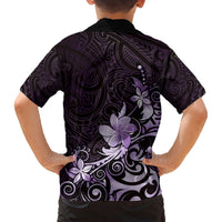 Matariki New Zealand Hawaiian Shirt Maori Pattern Purple Galaxy LT05 - Polynesian Pride