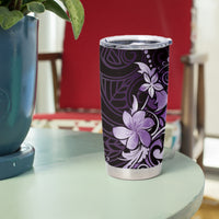 Matariki New Zealand Tumbler Cup Maori Pattern Purple Galaxy