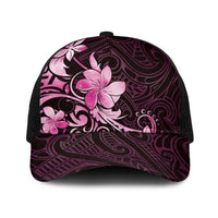 Matariki New Zealand Baseball Net Cap Maori Pattern Pink Galaxy LT05 One Size Black Pink - Polynesian Pride