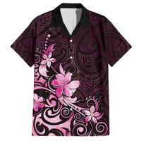 Matariki New Zealand Hawaiian Shirt Maori Pattern Pink Galaxy LT05 Pink - Polynesian Pride