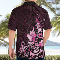 Matariki New Zealand Hawaiian Shirt Maori Pattern Pink Galaxy LT05 - Polynesian Pride