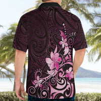 Matariki New Zealand Hawaiian Shirt Maori Pattern Pink Galaxy LT05 - Polynesian Pride