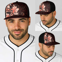 Matariki New Zealand Baseball Net Cap Maori Pattern Red Galaxy LT05 - Polynesian Pride