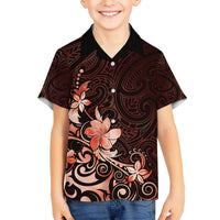 Matariki New Zealand Hawaiian Shirt Maori Pattern Red Galaxy LT05 - Polynesian Pride