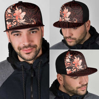 Matariki New Zealand Mesh Trucker Cap Maori Pattern Red Galaxy LT05 - Polynesian Pride