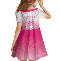 Personalized Sakura Marianas Kid Short Sleeve Dress CNMI Seal