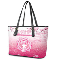 Sakura Marianas Leather Tote Bag CNMI Seal