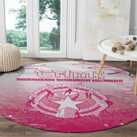 Sakura Marianas Round Carpet CNMI Seal