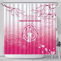 Sakura Marianas Shower Curtain CNMI Seal