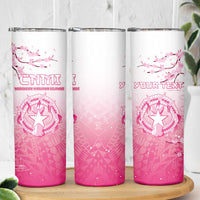 Personalized Sakura Marianas Skinny Tumbler CNMI Seal