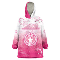 Personalized Sakura Marianas Wearable Blanket Hoodie CNMI Seal