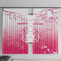 Sakura Marianas Window Curtain CNMI Seal