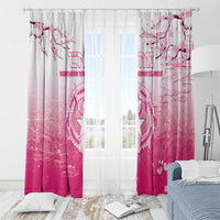 Sakura Marianas Window Curtain CNMI Seal