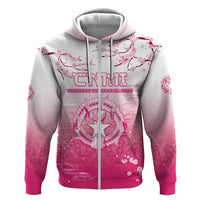 Personalized Sakura Marianas Zip Hoodie CNMI Seal