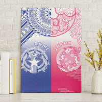 Northern Mariana Islands And Japan Together Canvas Wall Art