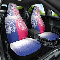 Northern Mariana Islands And Japan Together Car Seat Cover