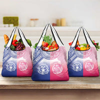 Northern Mariana Islands And Japan Together Grocery Bag