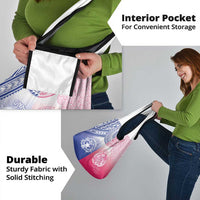 Northern Mariana Islands And Japan Together Grocery Bag